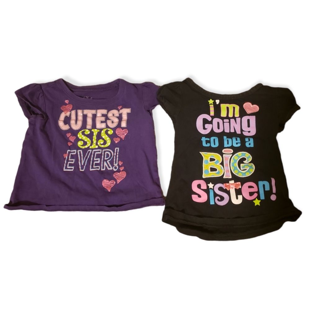 ⭐3/$10 Big sister announce shirt